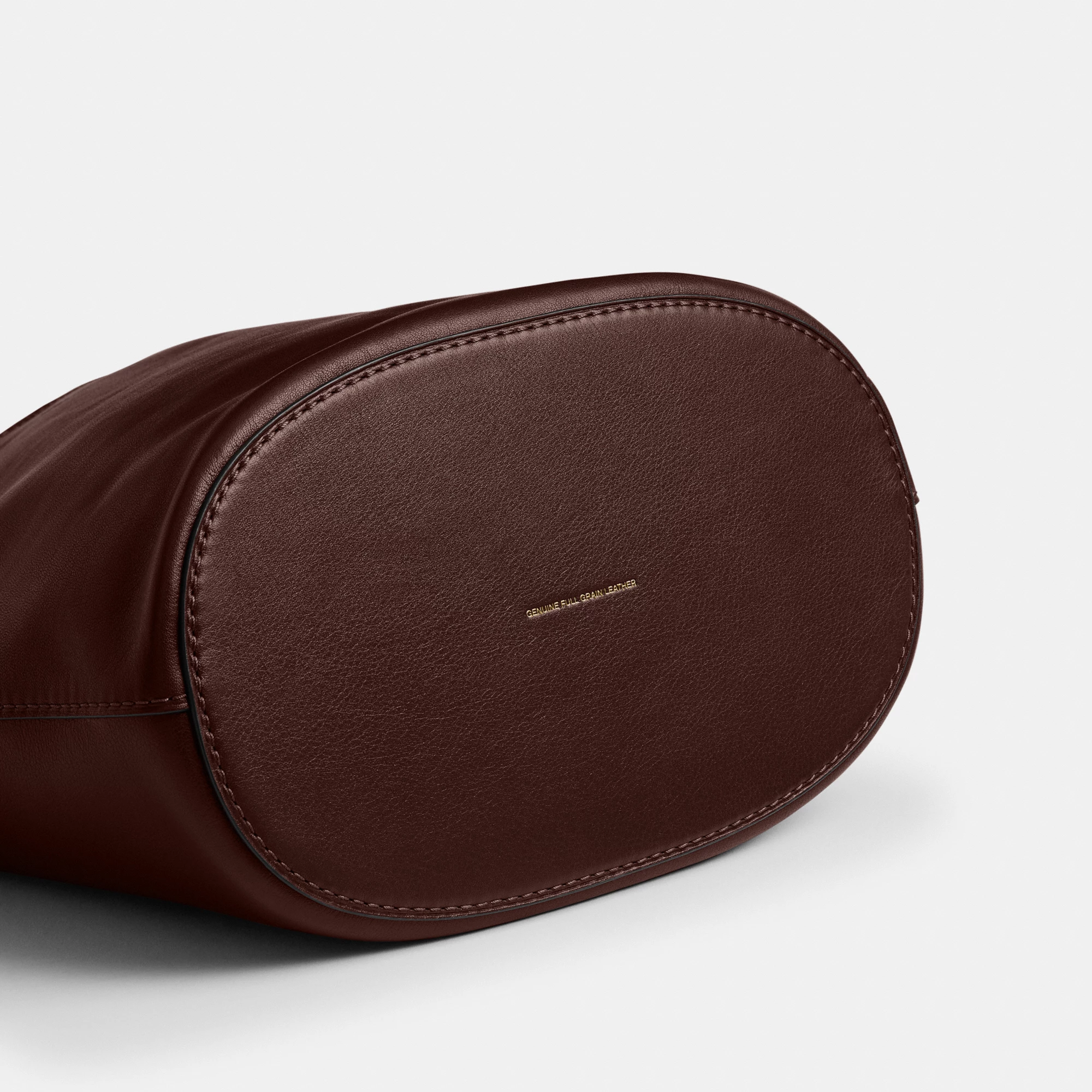 COACH®,Bleecker Bucket Bag,Leather,Bucket,Adjustable,Gold Metal,Casual,Brown,Outsole View