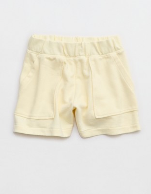 Aerie Go-To Fleece Short - Cozy Yellow