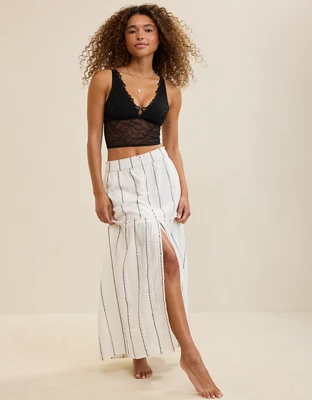 Show Off Paradise Lace Bra Top - True Black