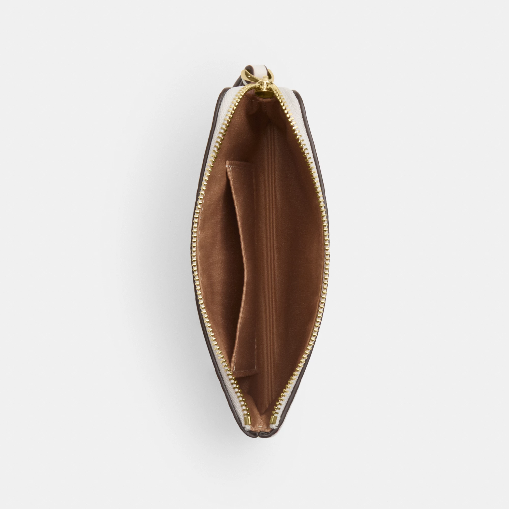 COACH®,Corner Zip Wristlet With Cherry Print,,Inside View,Top View