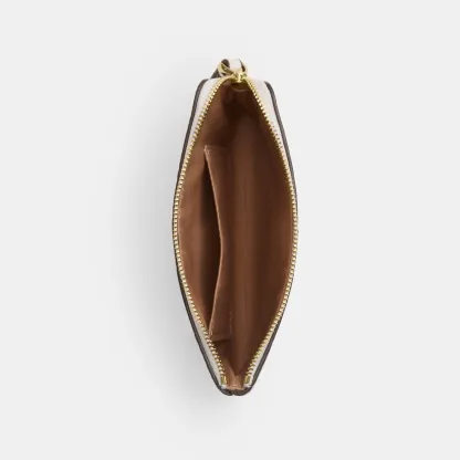 COACH®,Corner Zip Wristlet With Cherry Print,,Inside View,Top View