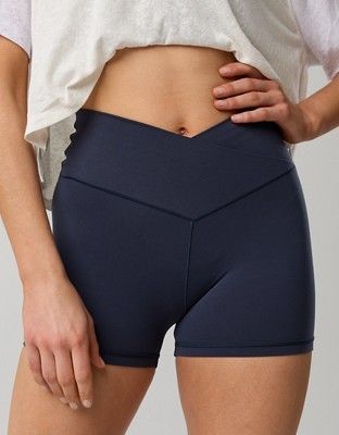 OFFLINE By Aerie Real Me Crossover 3" Bike Short - Steel Blue