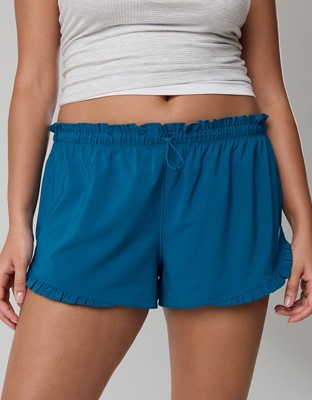 OFFLINE By Aerie 2" Ruffle Hot Stuff Short - Twilight Blue