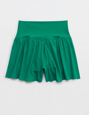 OFFLINE By Aerie Real Me Crossover Flowy Short - Pine
