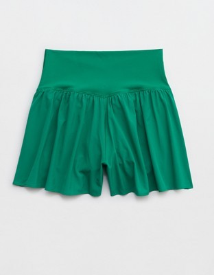 OFFLINE By Aerie Real Me Crossover Flowy Short - Pine