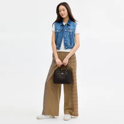 COACH®,Station Carryall Bag In Signature Canvas,,Detail View