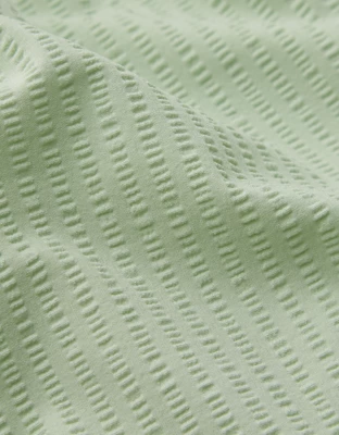 OFFLINE By Aerie Real Me Seersucker Crossover Flowy Short - Overcast Green