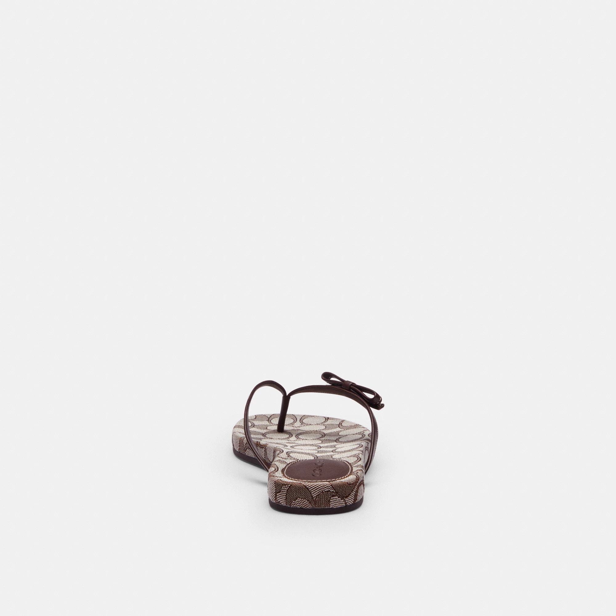 Bow Flip Flop In Signature Jacquard - S8W - view 5