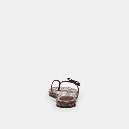 Bow Flip Flop In Signature Jacquard - S8W - view 5