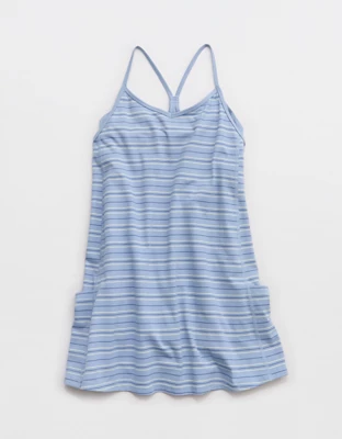 OFFLINE By Aerie OG Cotton Racerback Mini Dress - Monaco Blue
