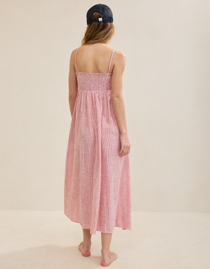 Aerie Straight Neck Midaxi Dress - Chilly Red