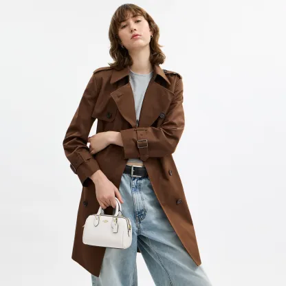 COACH®,Mini Rowan Crossbody Bag,Crossbody,Logo,Metal,Casual,White,Detail View