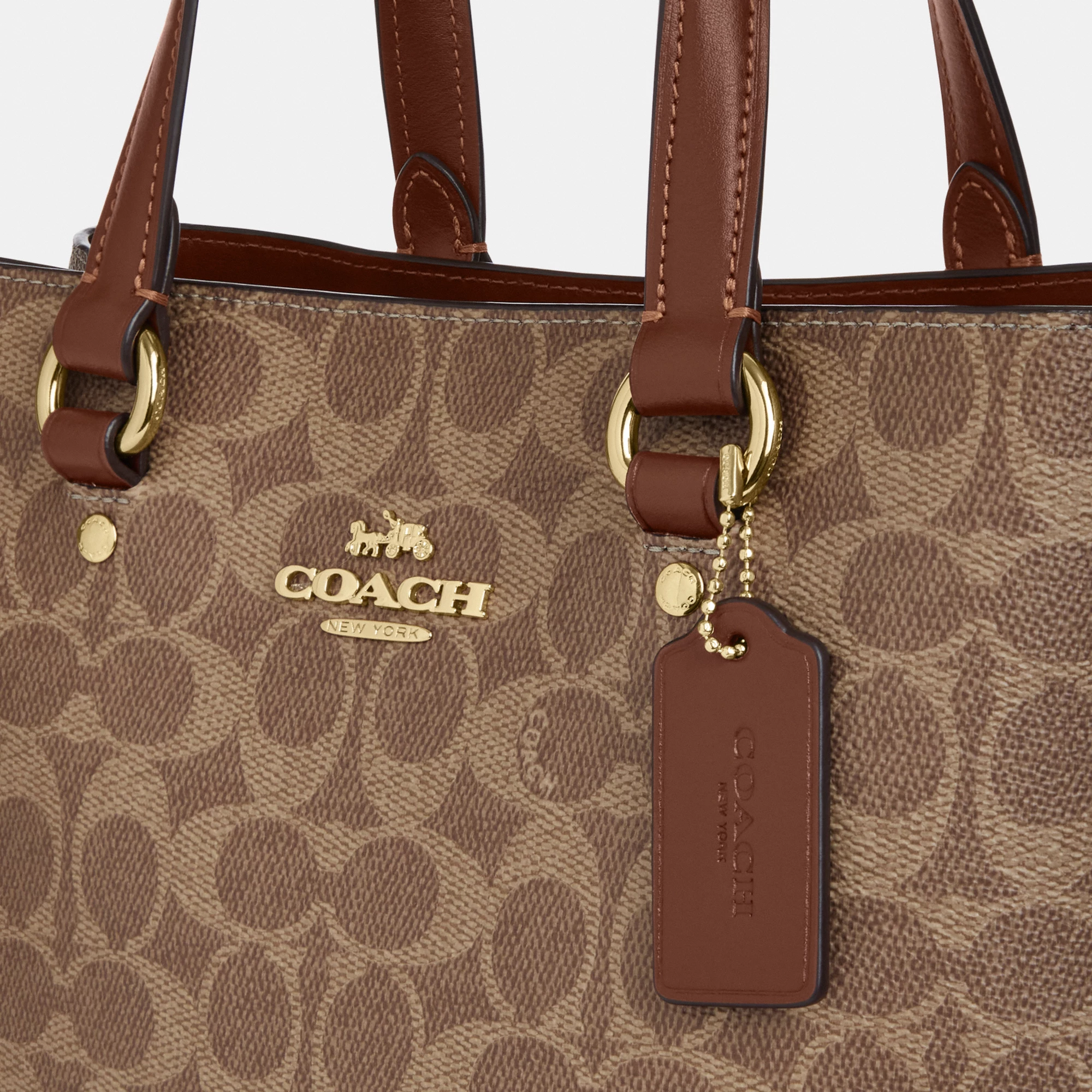COACH®,Station Carryall Bag In Signature Canvas,,Closer View