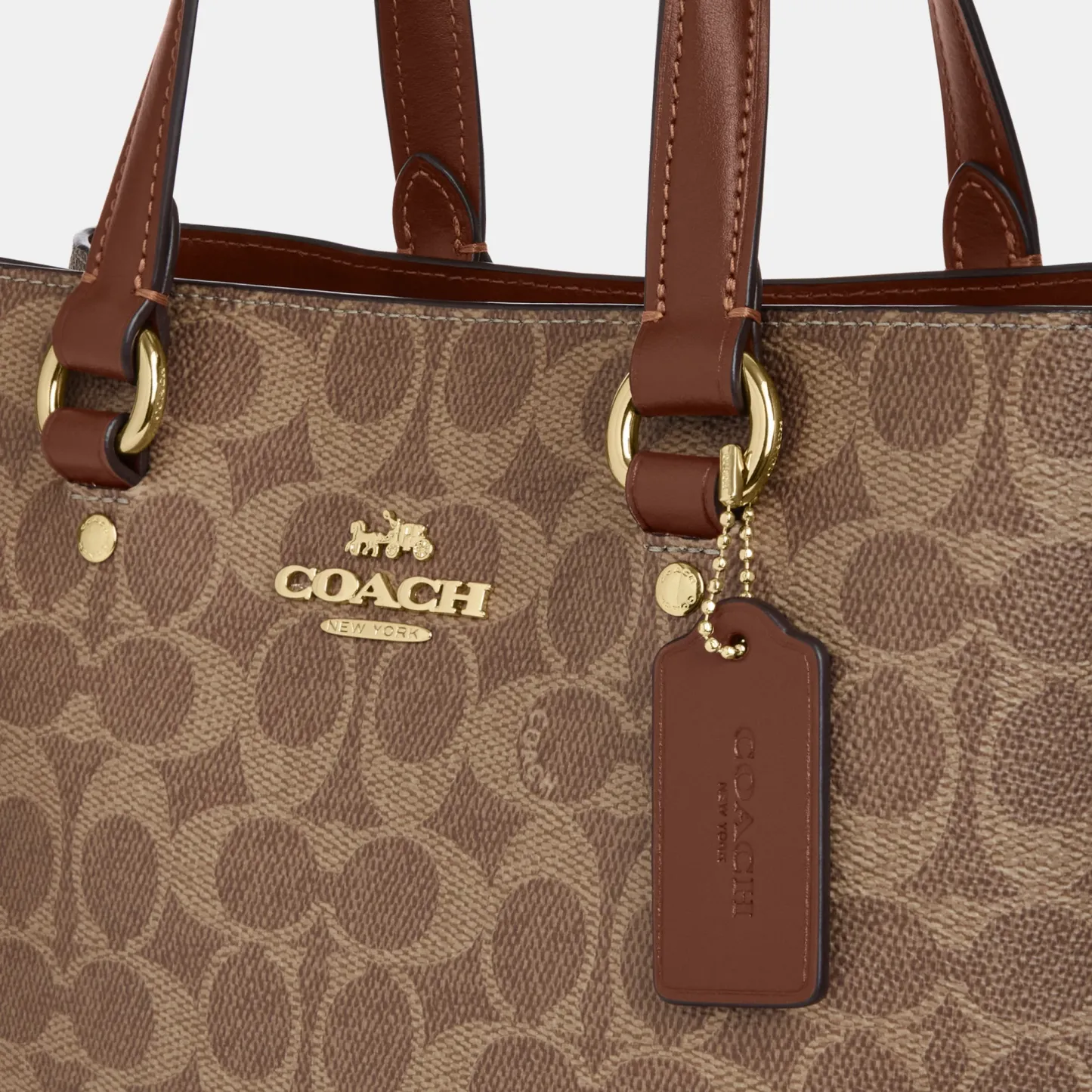 COACH®,Station Carryall Bag In Signature Canvas,,Closer View