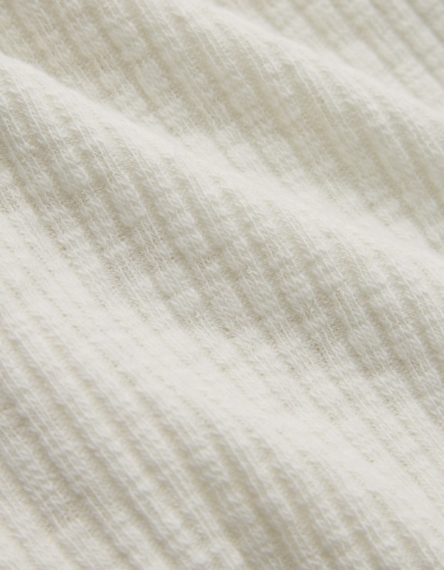 Aerie Textured Rib Short - Soft Muslin