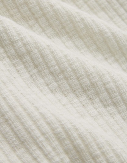 Aerie Textured Rib Short - Soft Muslin