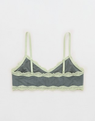 Superchill Modal Lace Trim Bralette - Royal Palm
