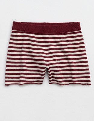 Aerie Sunday Soft Short - Deep Ruby