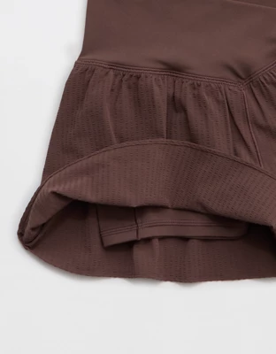 OFFLINE By Aerie Real Me Seersucker Crossover Flowy Short - Relic