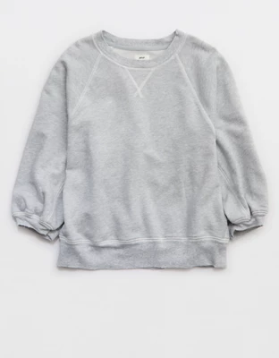 Aerie Femme Sweatshirt - Medium Heather Gray