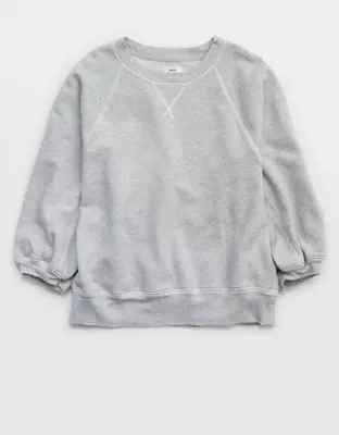 Aerie Femme Sweatshirt - Medium Heather Gray