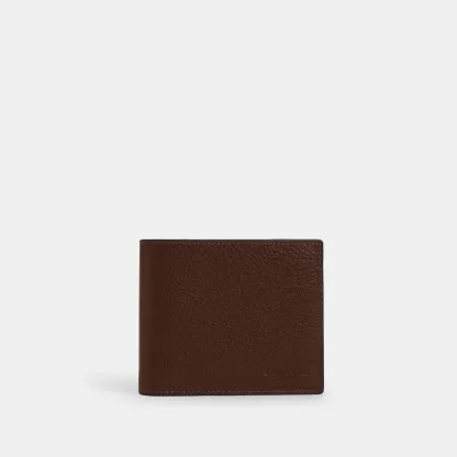 COACH®,3-In-1 Wallet,Leather,Bi Fold,Casual, Father's Day,,Front View