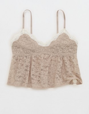 Show Off Vintage Lace Bra Top - Stone Harbor