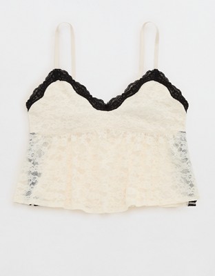 Show Off Vintage Lace Bra Top - Natural