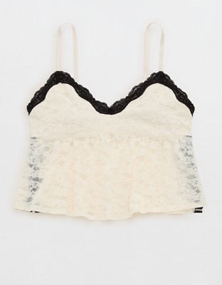 Show Off Vintage Lace Bra Top - Natural