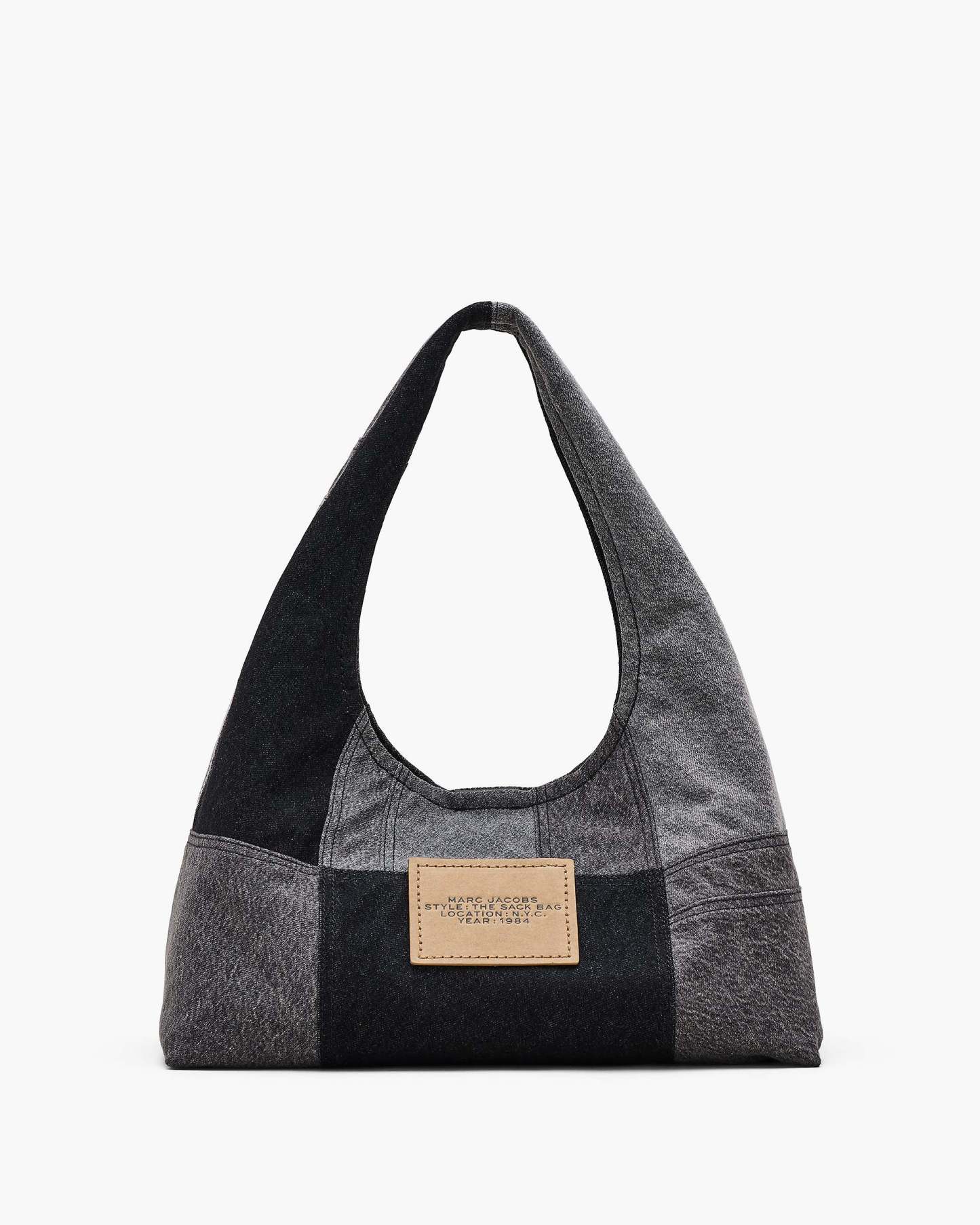 The Patchwork Denim Sack Bag
