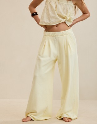 Aerie Street Trouser - Cozy Yellow