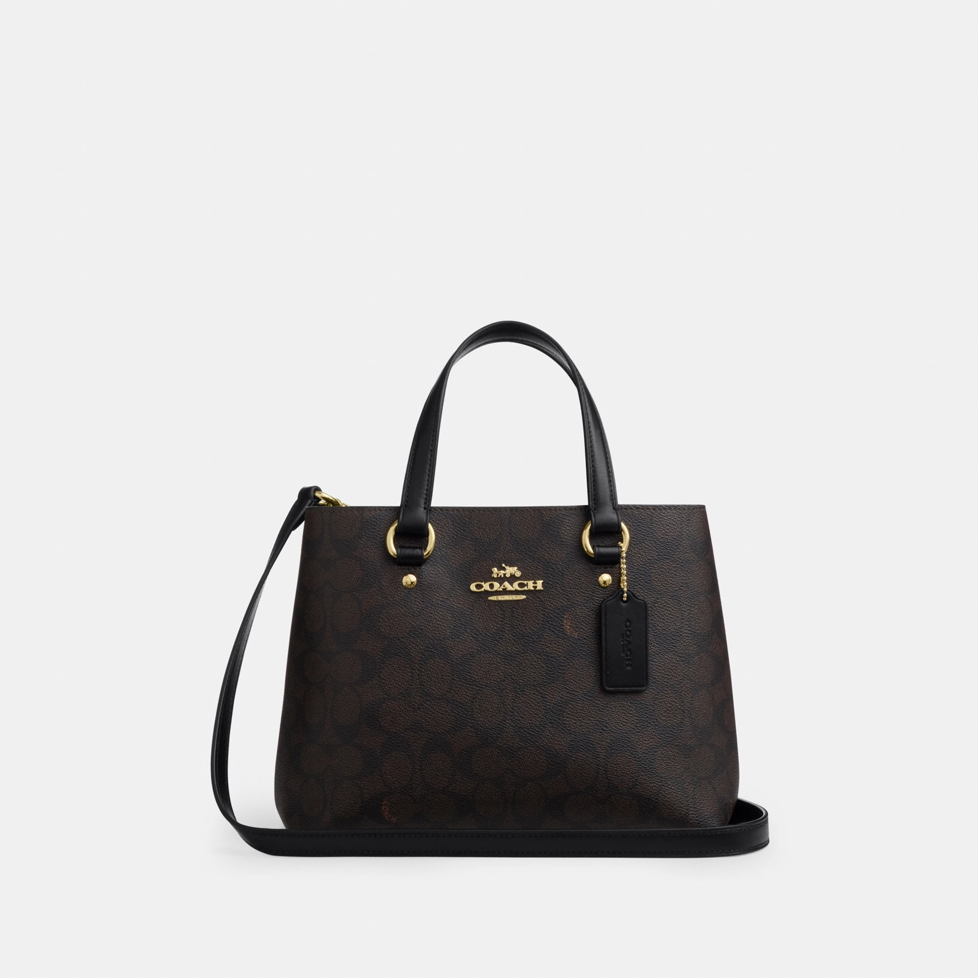 COACH®,Station Carryall Bag In Signature Canvas,,Front View