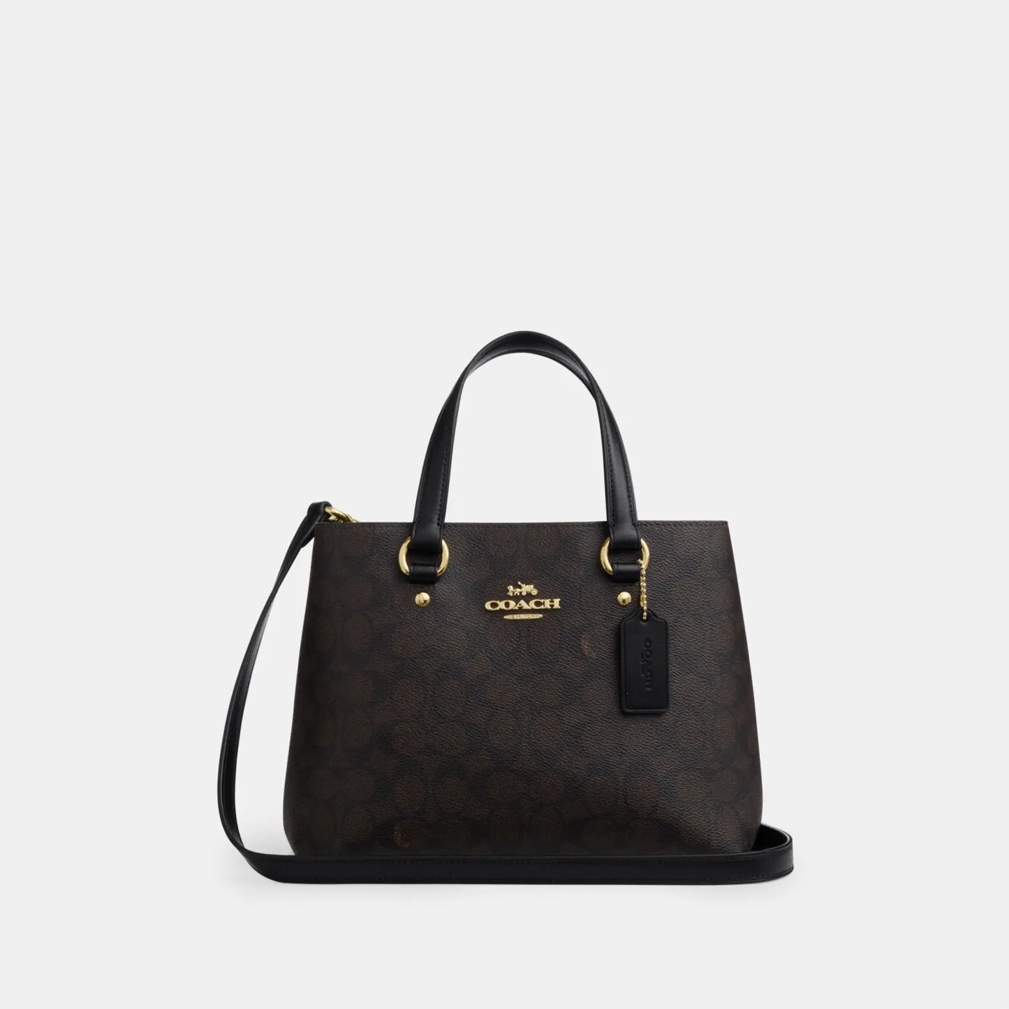 COACH®,Station Carryall Bag In Signature Canvas,,Front View