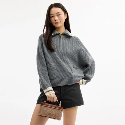 COACH®,Rainer Crossbody Bag 18 In Signature Canvas,Canvas,Recycled Polyester,Leather,Crossbody,Logo,Adjustable,Sustainable...,Brown,Detail View