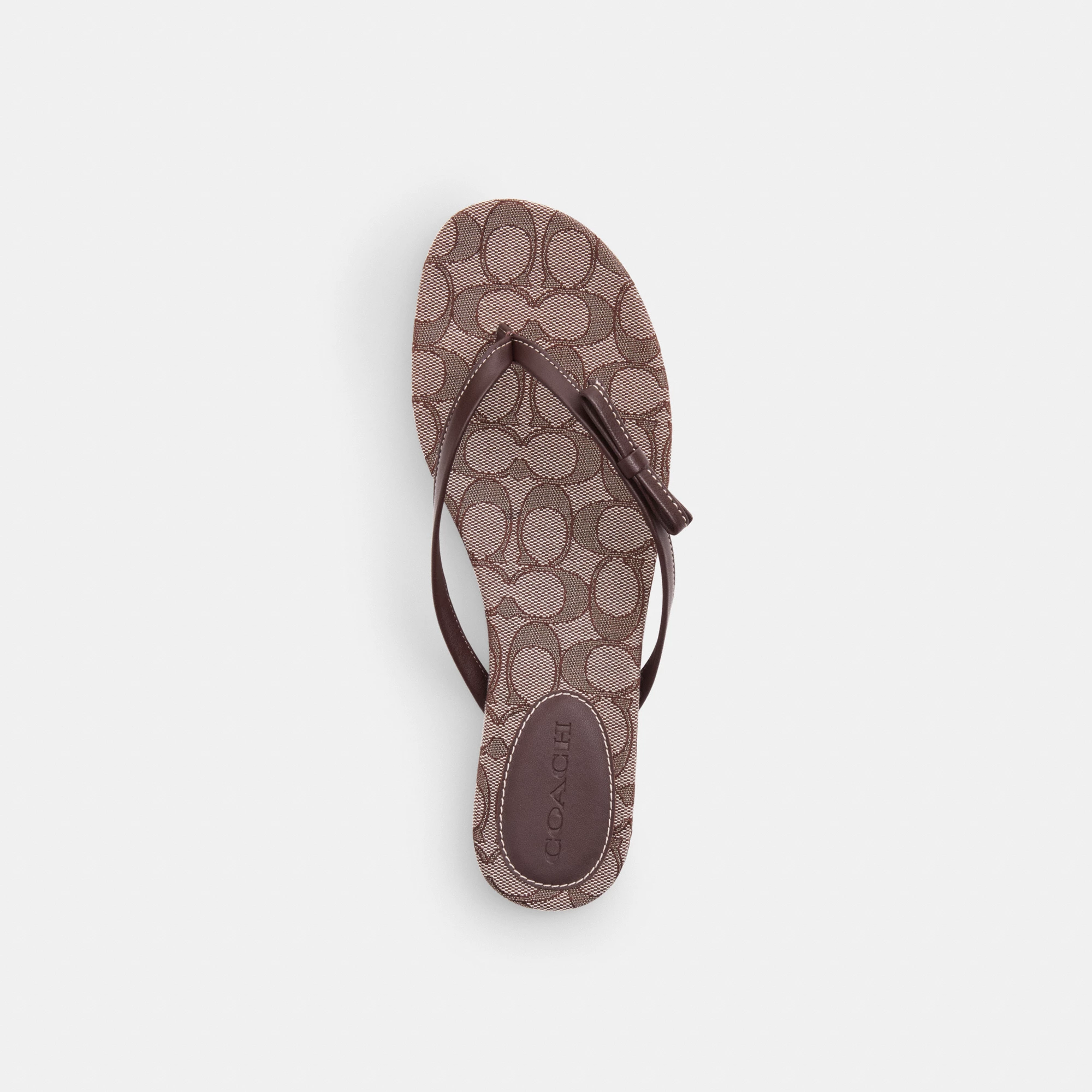 Bow Flip Flop In Signature Jacquard - S8W - view 4