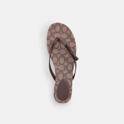 Bow Flip Flop In Signature Jacquard - S8W - view 4