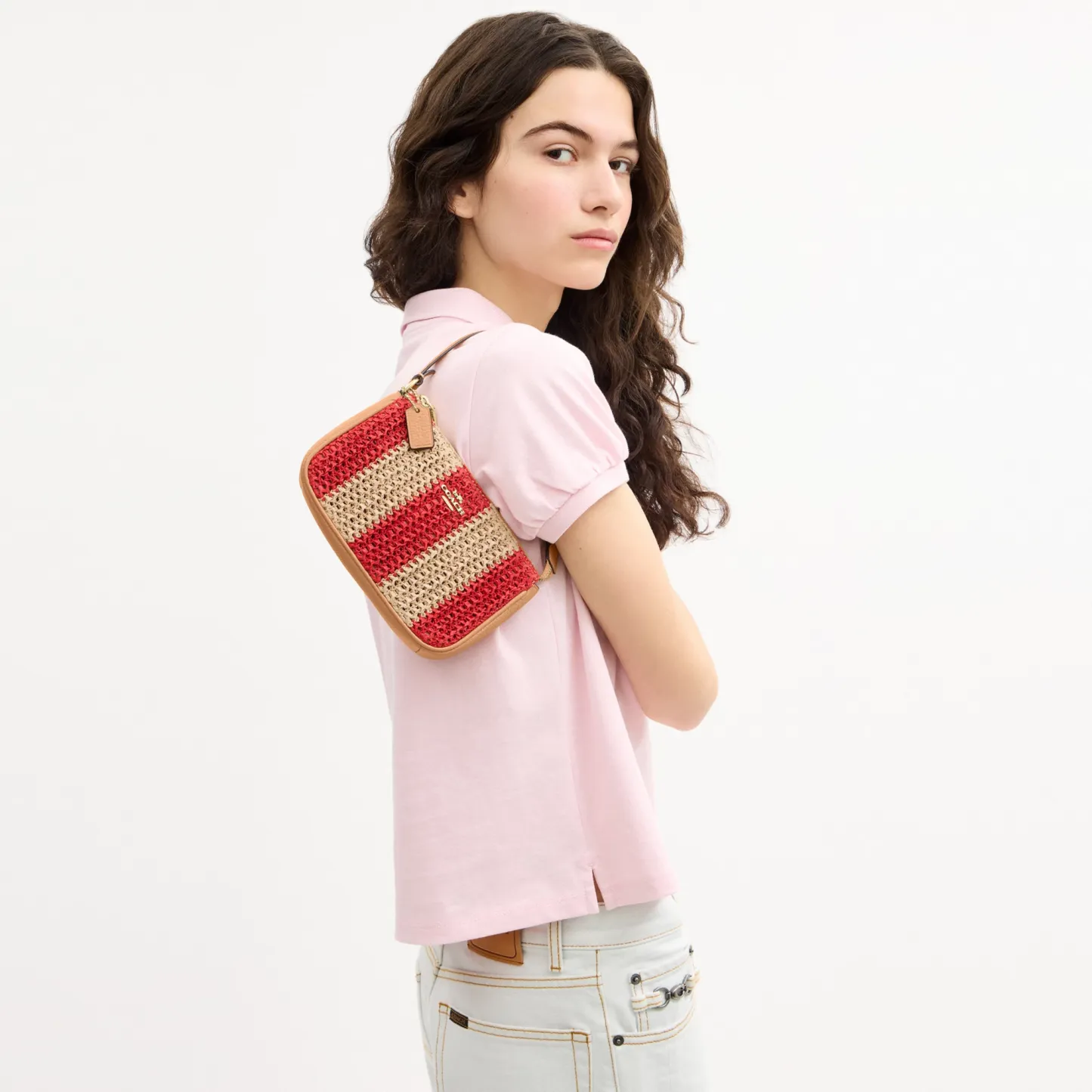 COACH®,Nolita 19,Red,Detail View