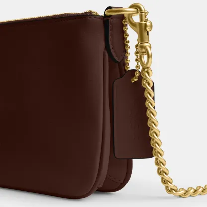 COACH®,Audrey Crossbody Bag,Recycled Polyester,Leather,Lining Recycled Polyester,Shoulder Bag,Metal Material,Metal,Pendant...,Brown,Closer View