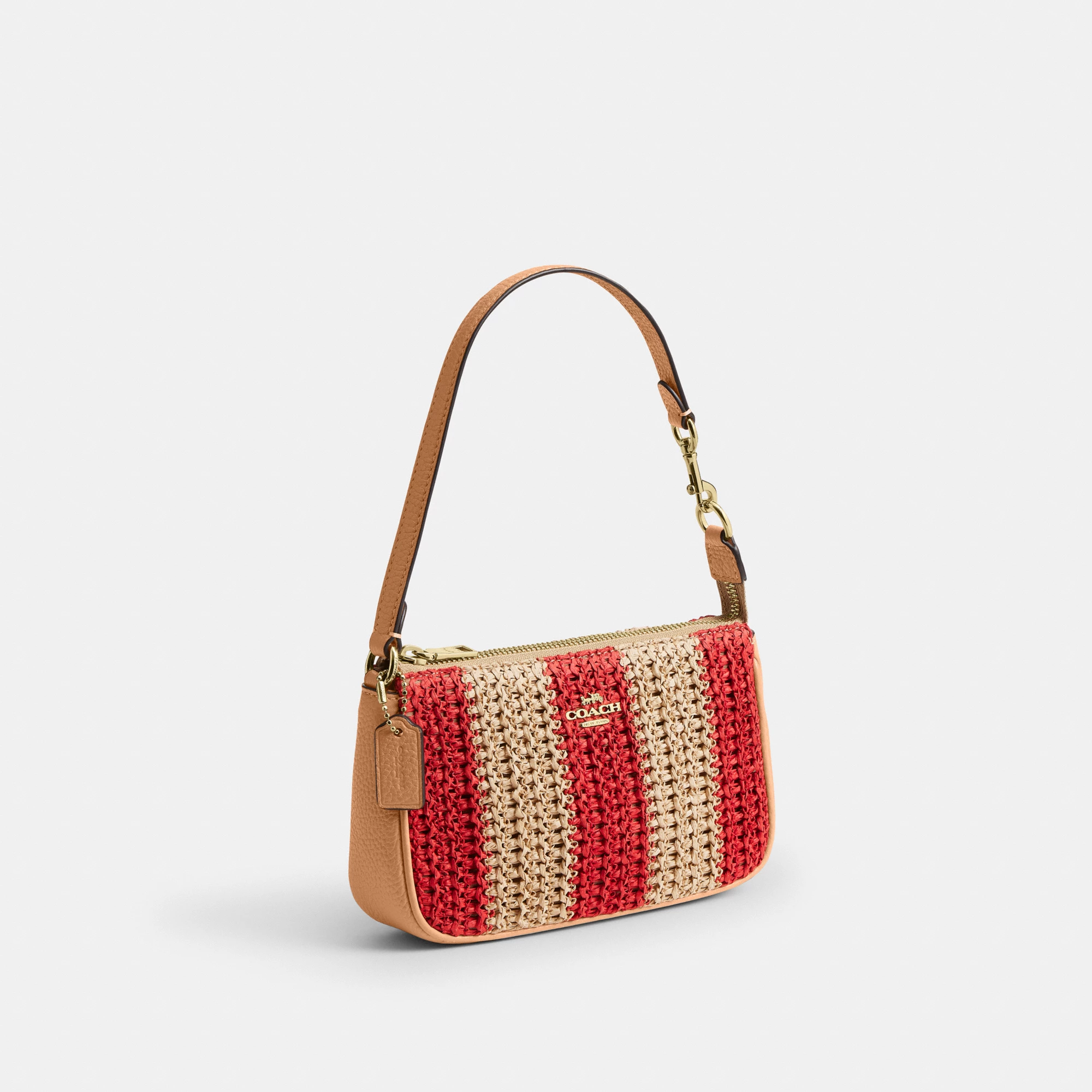 COACH®,Nolita 19,Red,Angle View
