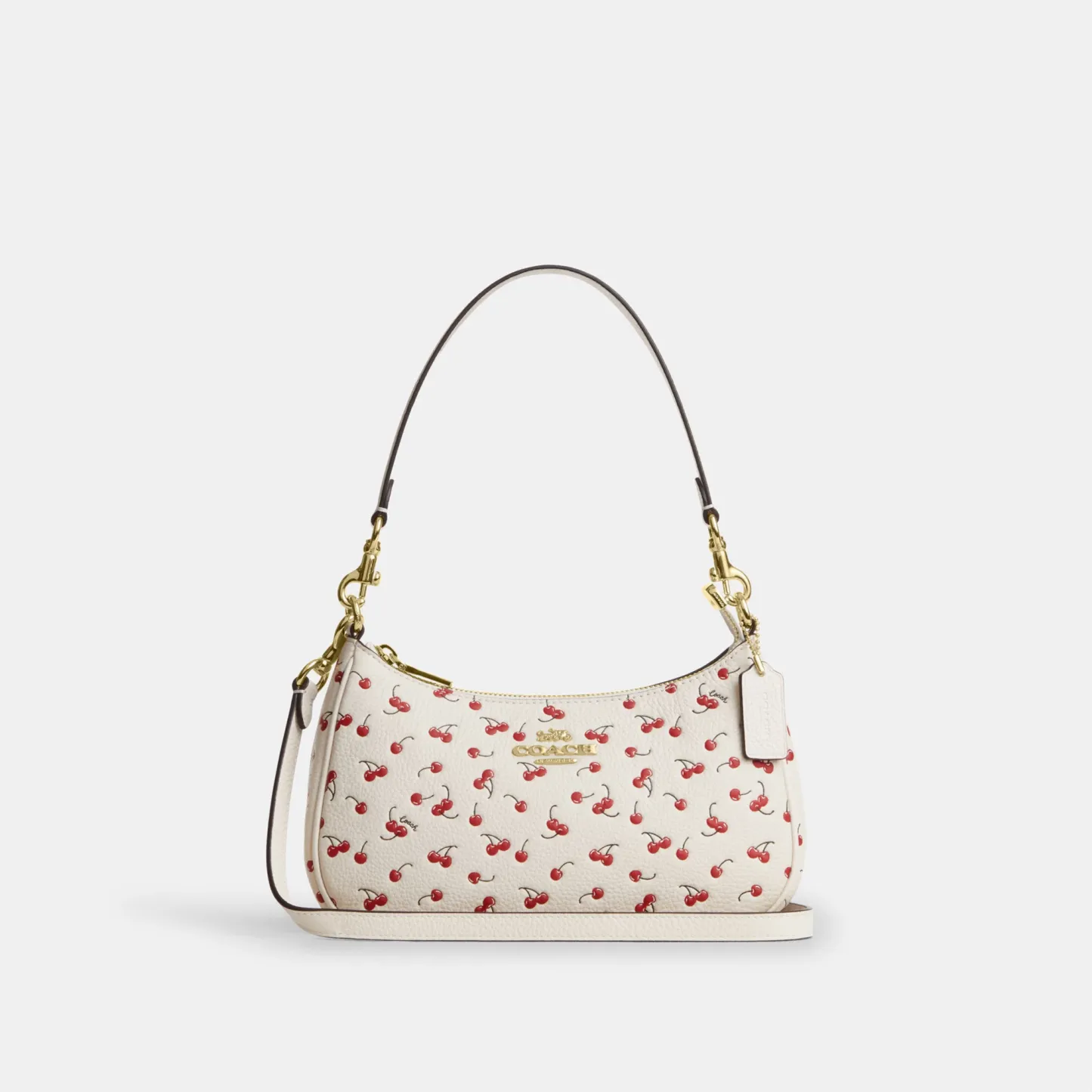 COACH®,Teri Shoulder Bag With Cherry Print,,Front View