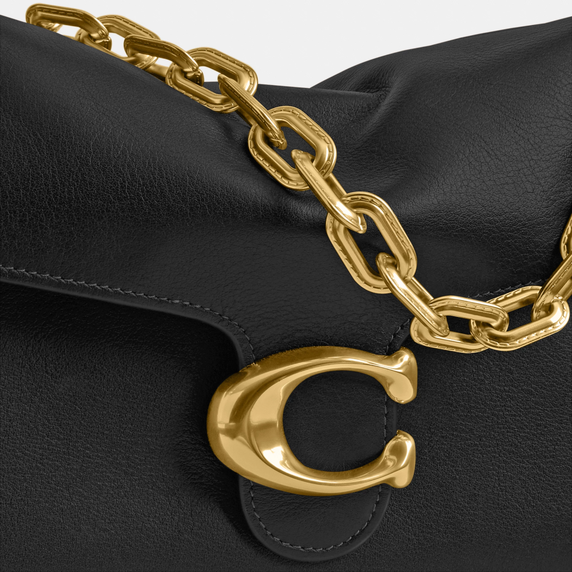 Chain Tabby Shoulder Bag - B4BK - view 11