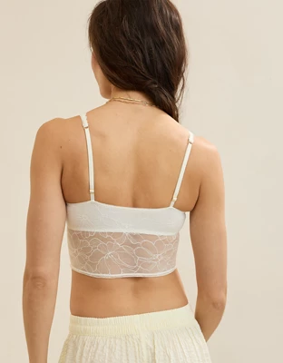 Show Off Paradise Lace Bra Top - Soft Muslin