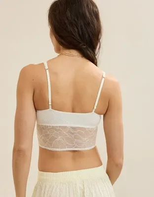 Show Off Paradise Lace Bra Top - Soft Muslin