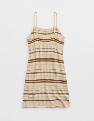 Aerie Lurex Sweater Dress - Cake Batter