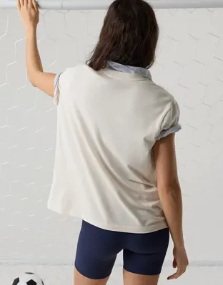 FWC26™ OFFLINE By Aerie Let's Stretch Oversized T-Shirt - Royal Navy