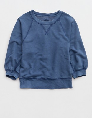 Aerie Femme Sweatshirt - Marbled Blue