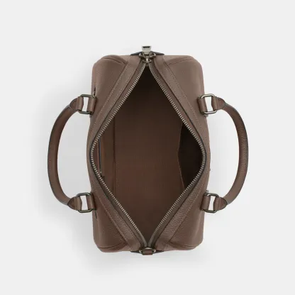 COACH®,Rowan Satchel Bag,Satchel,Logo,Casual,Work,Brown,Inside View,Top View