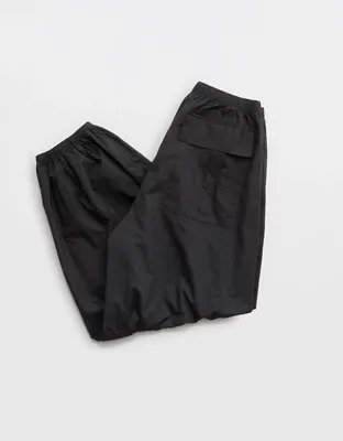 Aerie Woven Balloon Pant - Smoked Gray