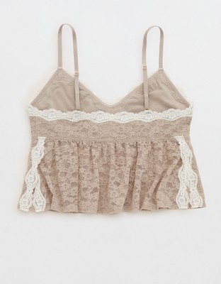Show Off Vintage Lace Bra Top - Stone Harbor