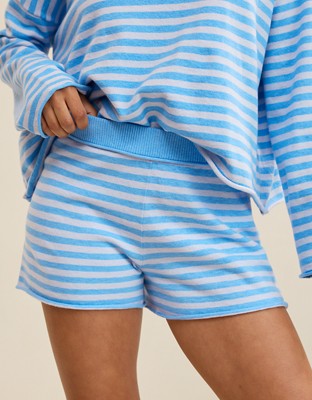 Aerie Sunday Soft Short - Blue Vinyl